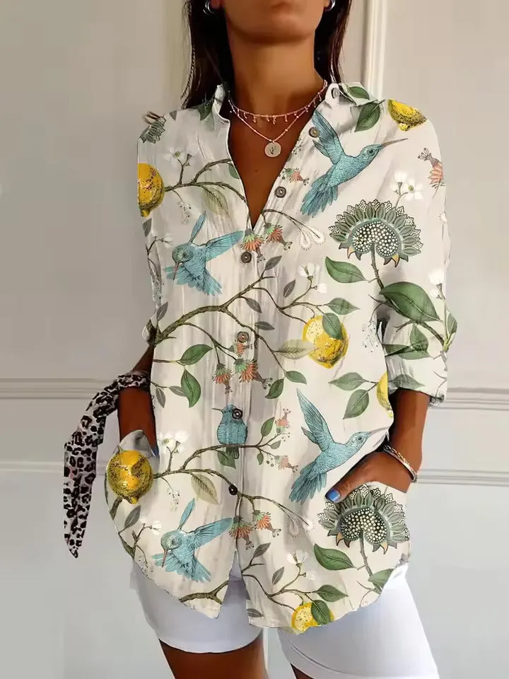 Tanja | Print Blouse