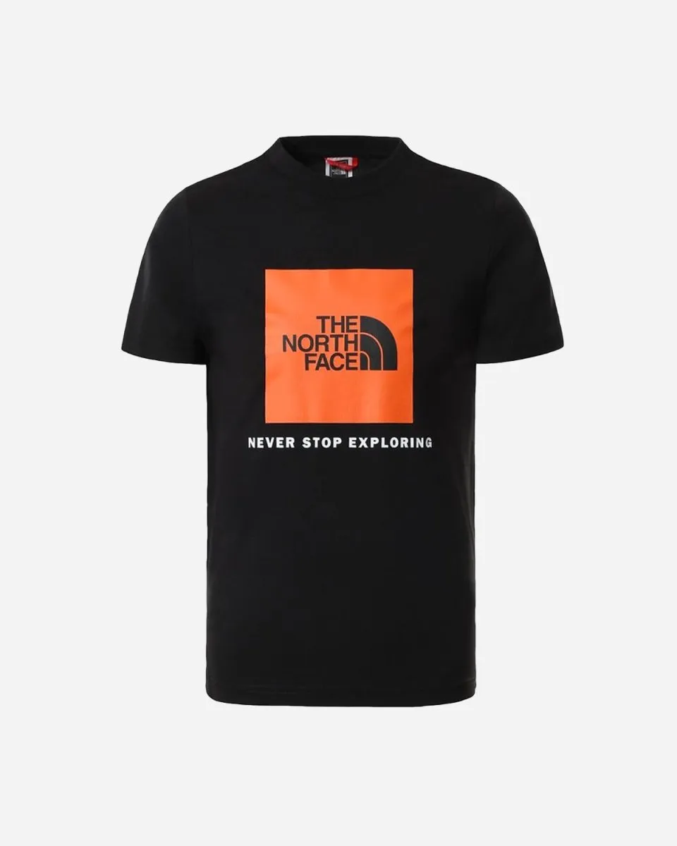 Teen Y S/S Box Tee - Black/Orange