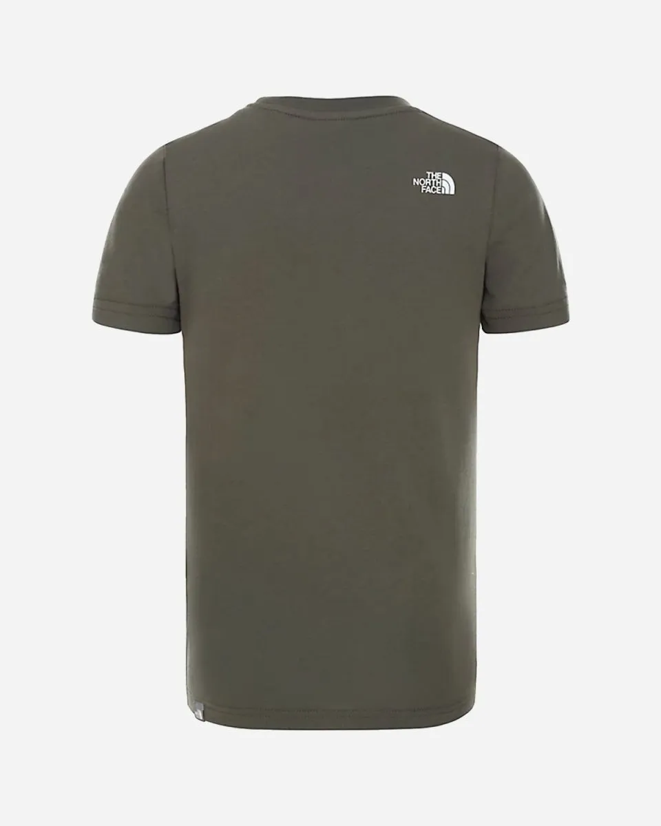 Teens Box Tee - Taupe Green