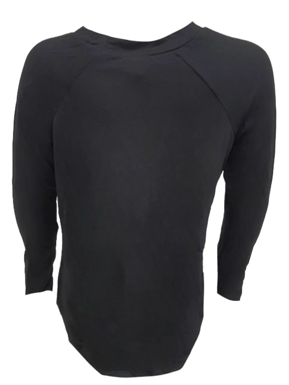 TEREZ Girl's Black Girl Party Long Sleeve Shirt #322017814 8 Years NWT