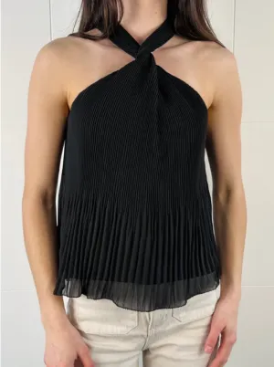 The Hannie Release Pleated Halter Top