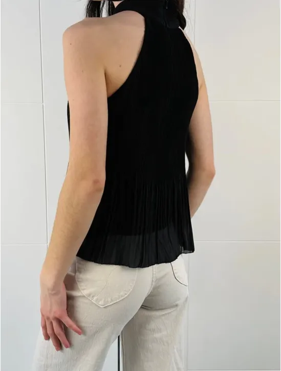 The Hannie Release Pleated Halter Top