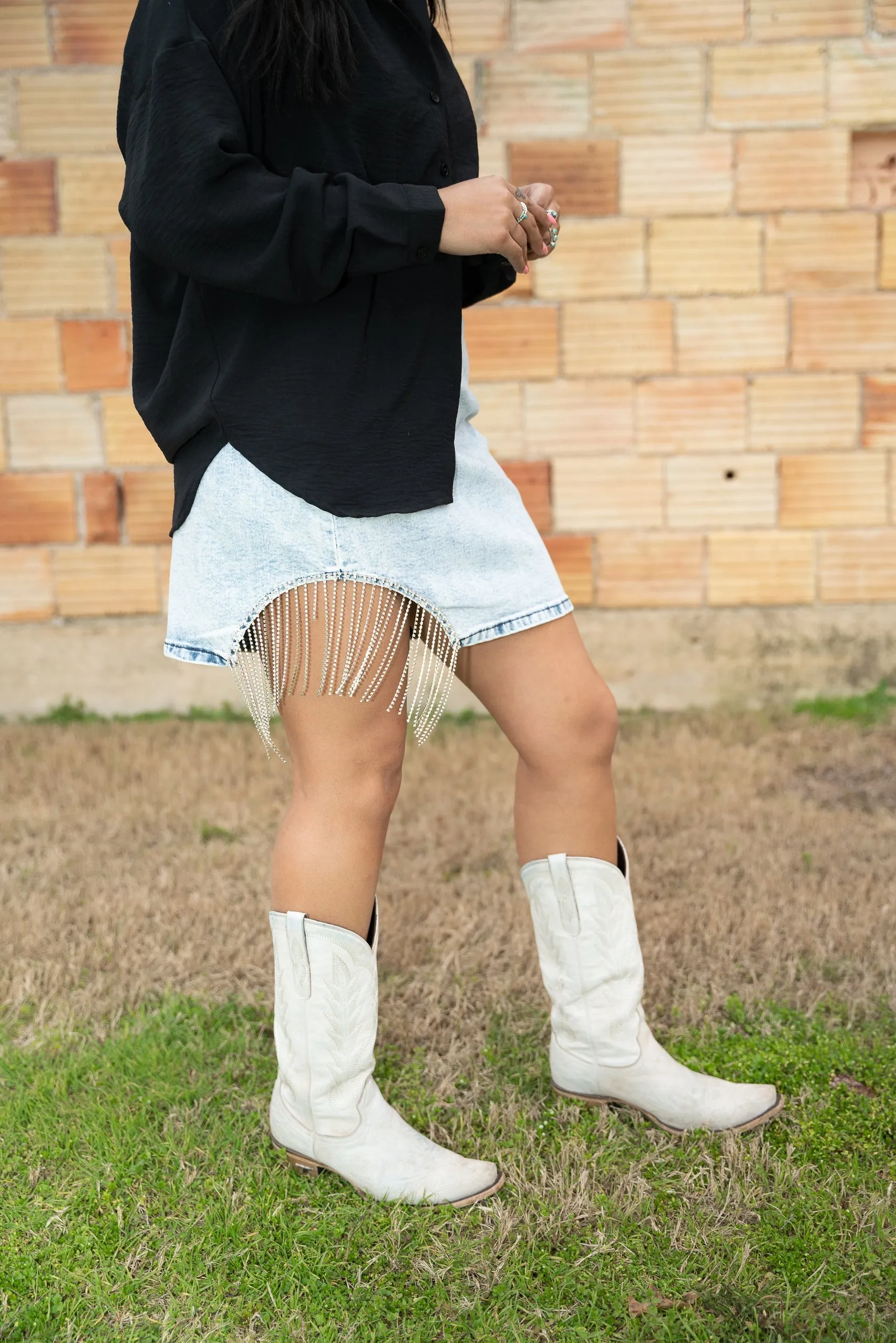 The Rhinestone Cowgirl Skirt