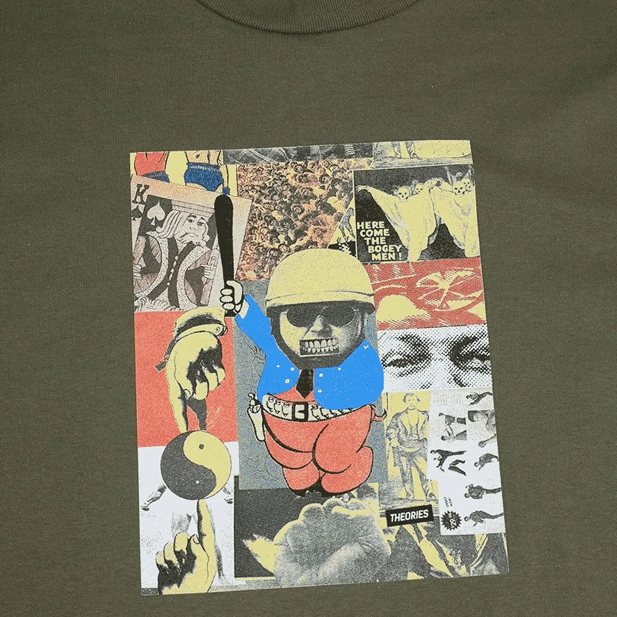 Theories Law And Order T-Shirt - Olive