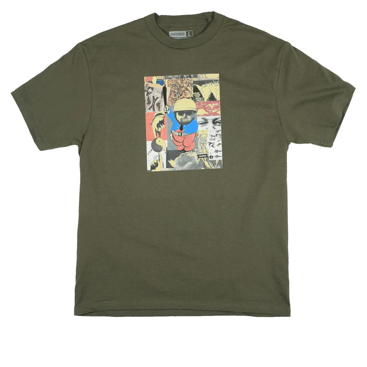 Theories Law And Order T-Shirt - Olive