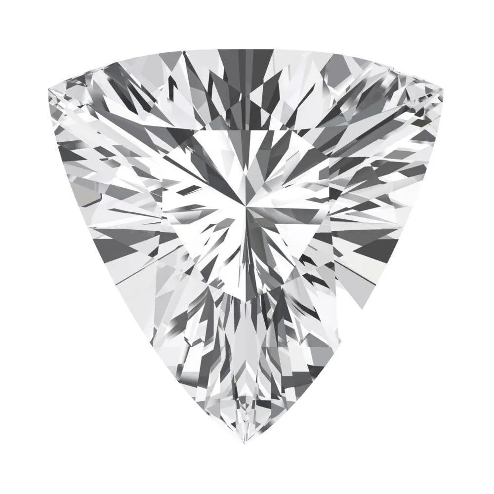 Trillion Chatham Lab-Grown White Sapphire Gems