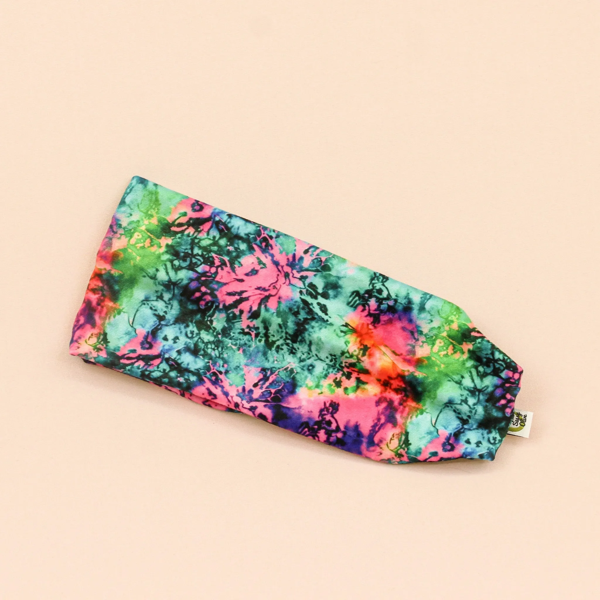 Tube Socks Tie Dye Stretch Headband