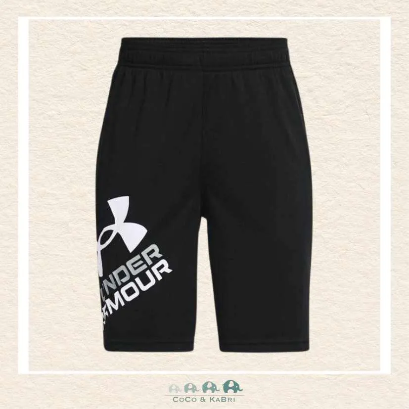 Under Armour: Youth Boys' Prototype 2.0 Logo Shorts - Black