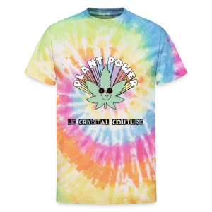 Unisex Tie Dye T-Shirt 420 Plant Power Festivalwear