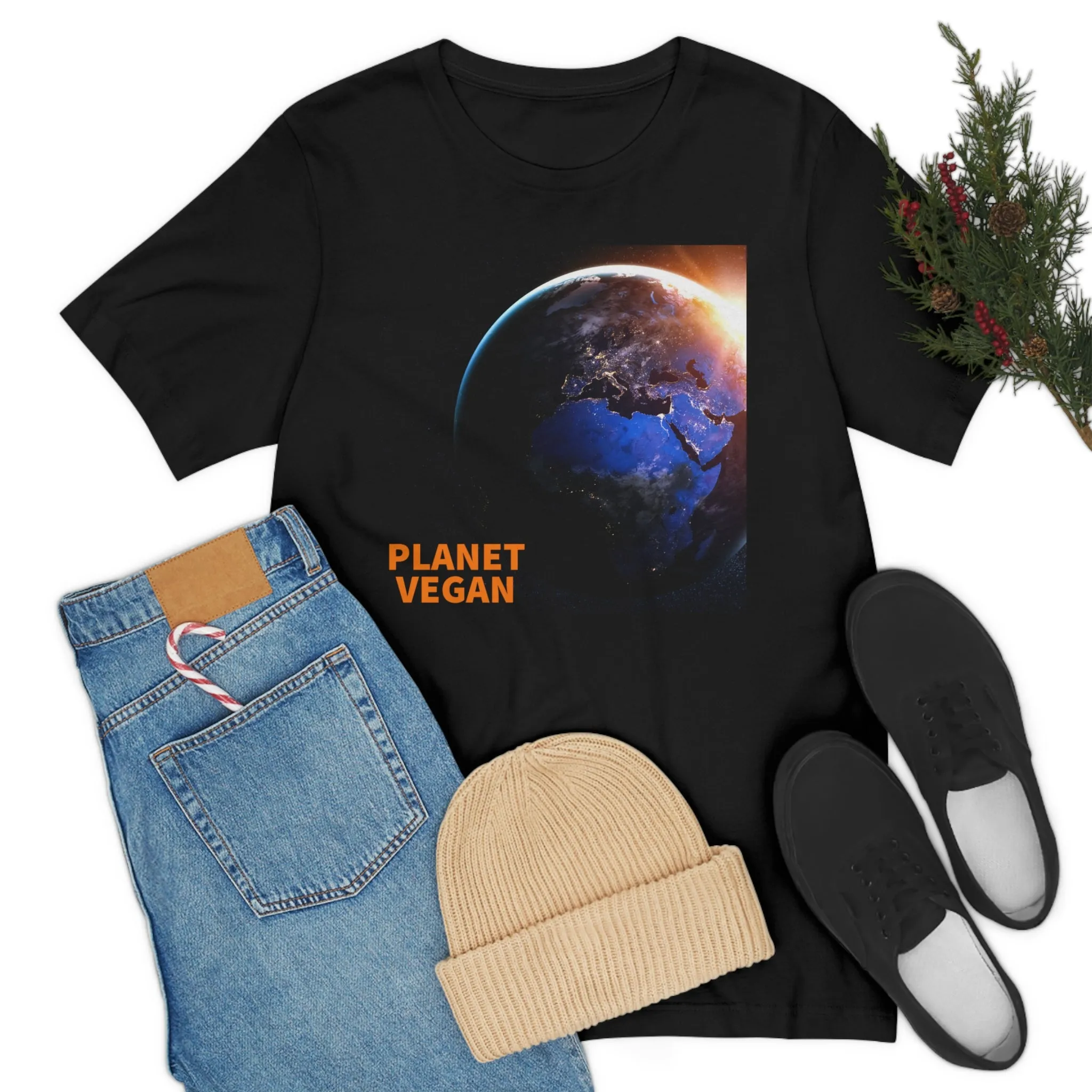 Vegan Planet Short Sleeve Tee