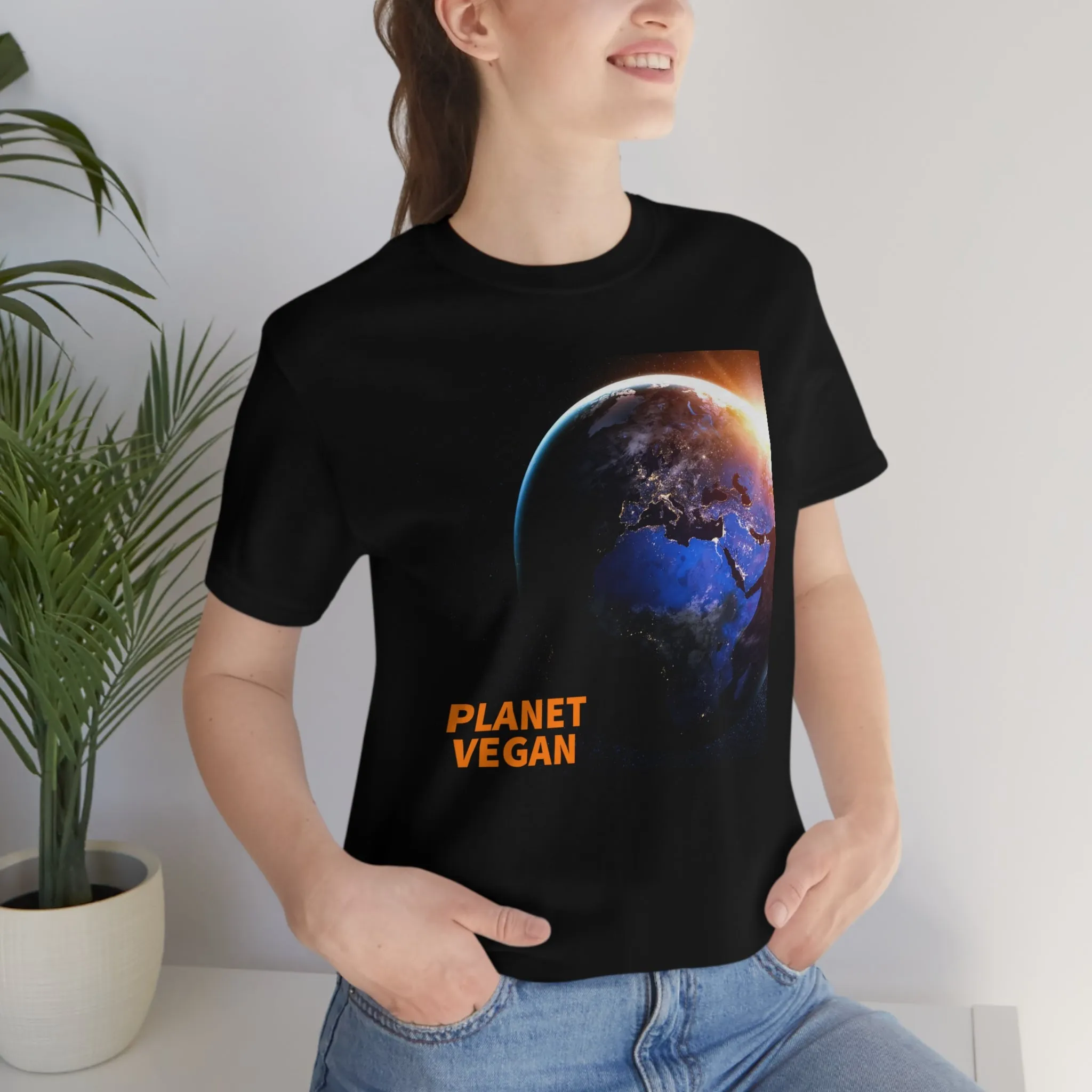 Vegan Planet Short Sleeve Tee