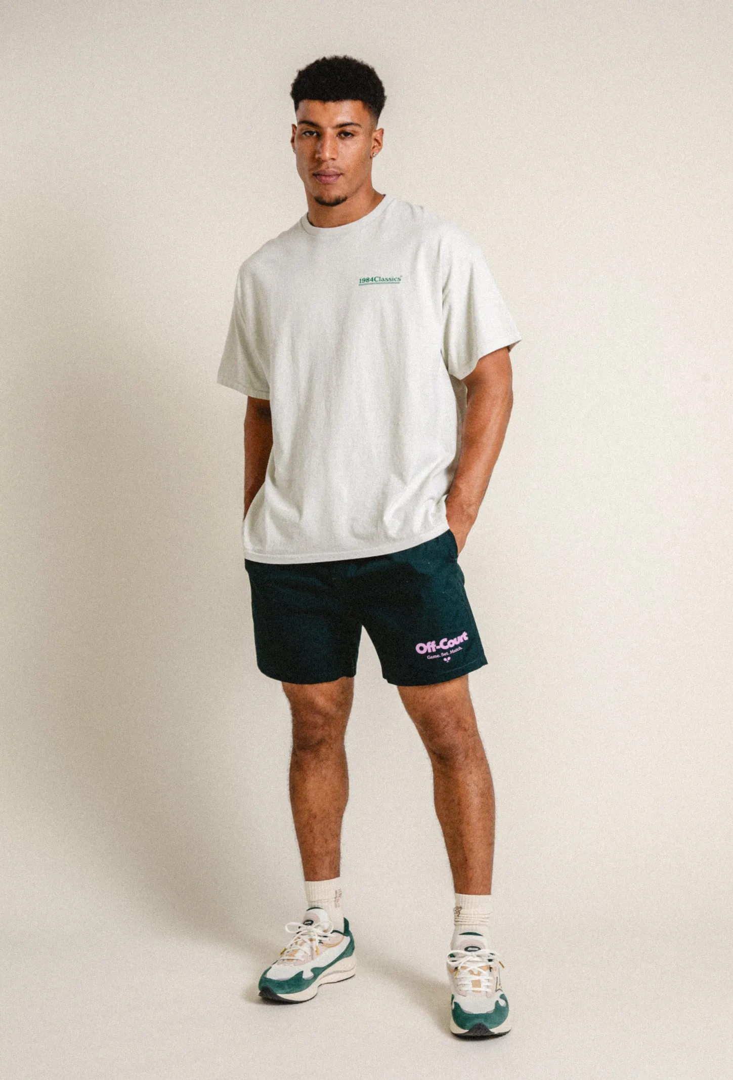 Vice 84 'Off-Court GSM' Beach Short - Forest