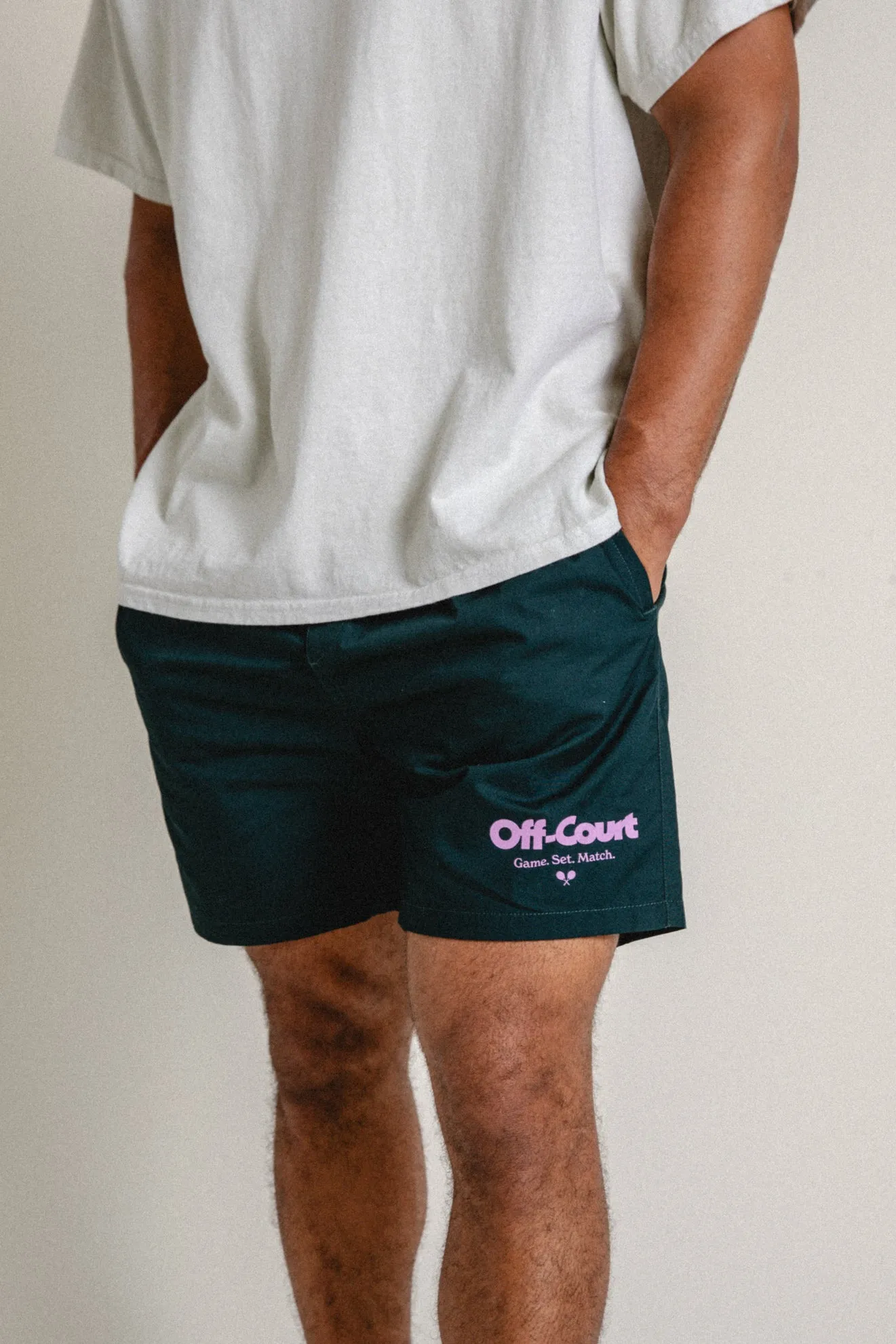 Vice 84 'Off-Court GSM' Beach Short - Forest