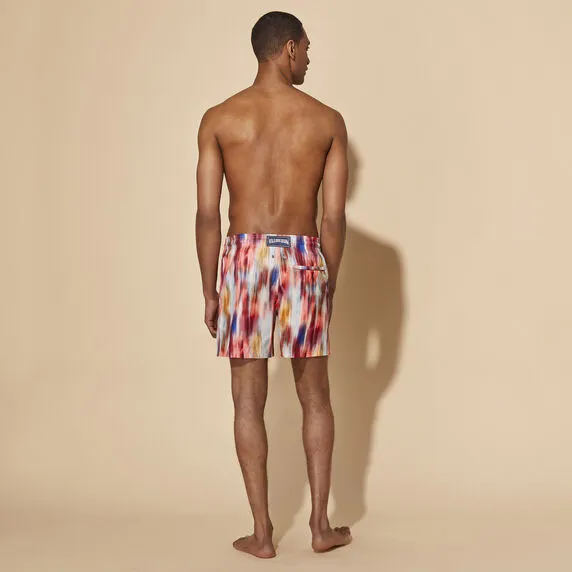 VILEBREQUIN Men Swim Shorts Ultra-Light and Packable Ikat Flowers