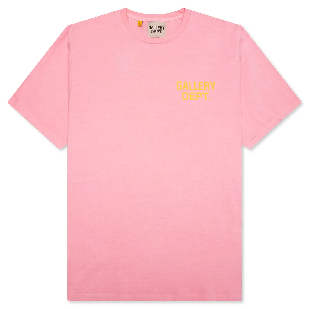 Vintage Souvenir Tee - Candy Pink