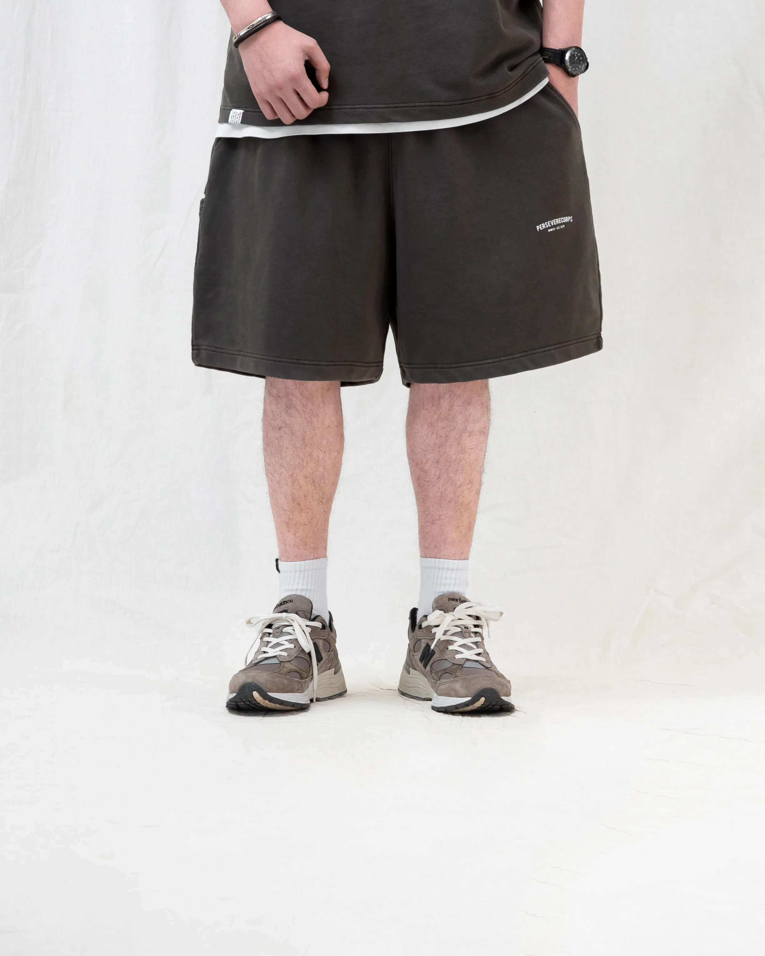 Washed French Terry Shorts