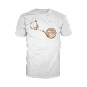 Weird Science Pluto Selfie Official Men's T-shirt (White)