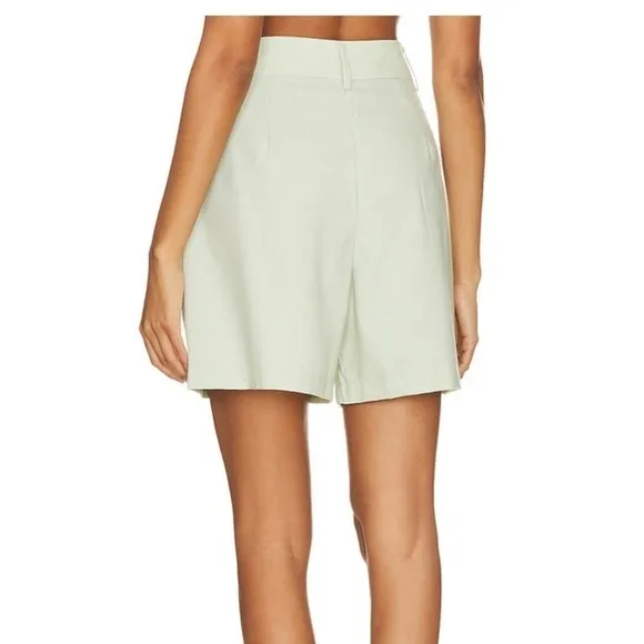 WeWoreWhat Trouser Shorts in Fog Green size 0 NWT