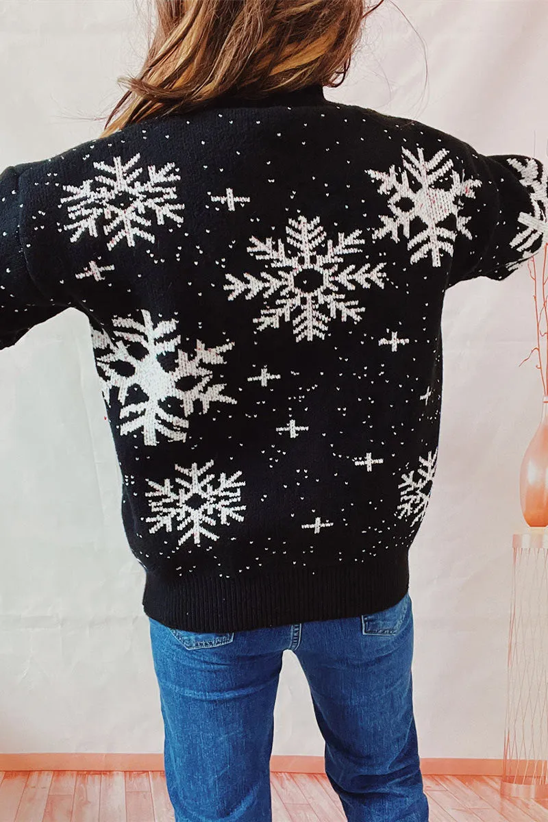 WI0235 Snowflake Holiday Sweater
