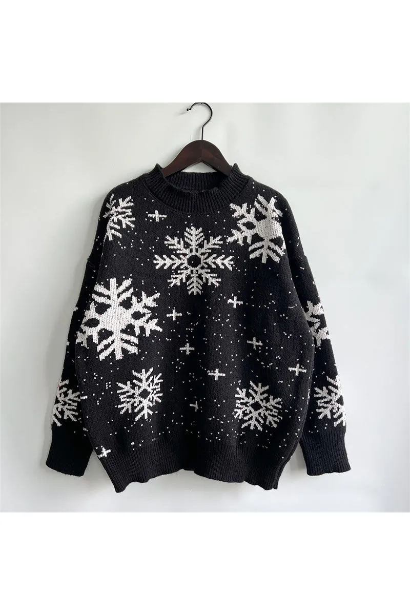 WI0235 Snowflake Holiday Sweater