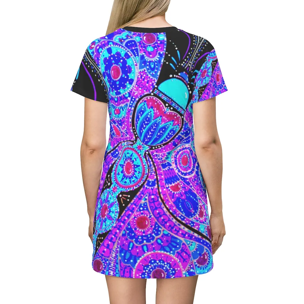 Wings Of Light - Ann Hollingsworth - All Over Print T-Shirt Dress