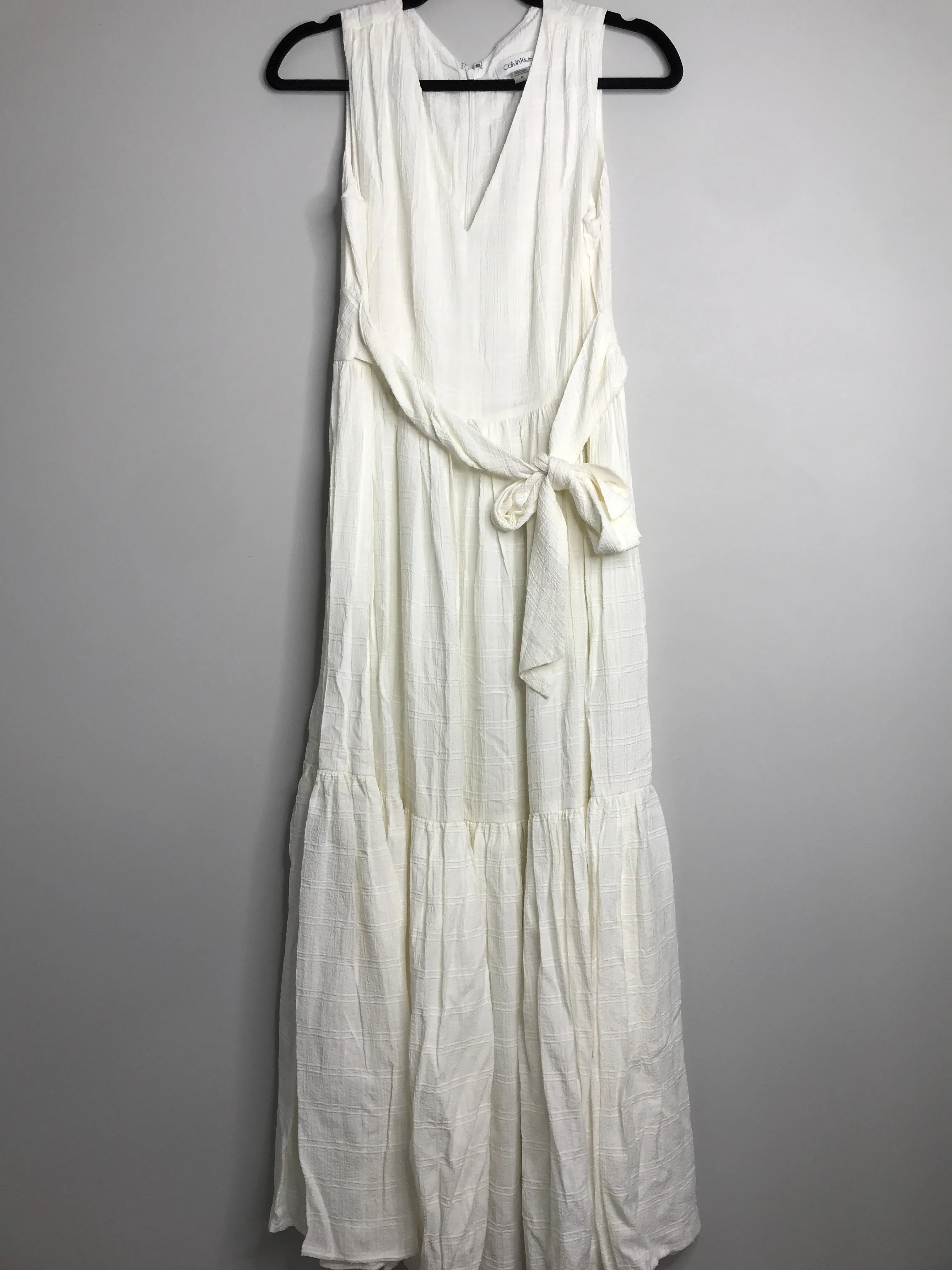 Womens Size 10 Misses White Calvin Klein Dress