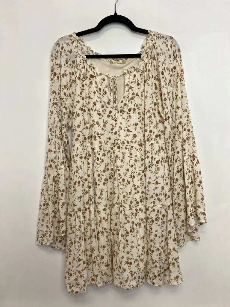 Womens Size Sm Misses Brown Altar'd State Dress