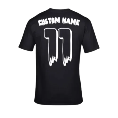 X5CAPE Custom T-Shirt With Sponsors - Dark Colours
