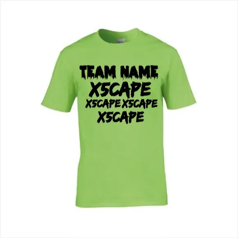 X5CAPE Custom T-Shirt With Sponsors - Hot Pink