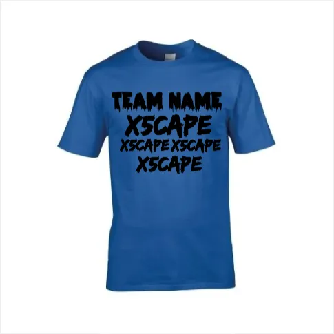 X5CAPE Custom T-Shirt With Sponsors - Hot Pink
