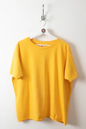Yellow Single Stitch T-Shirt (L)