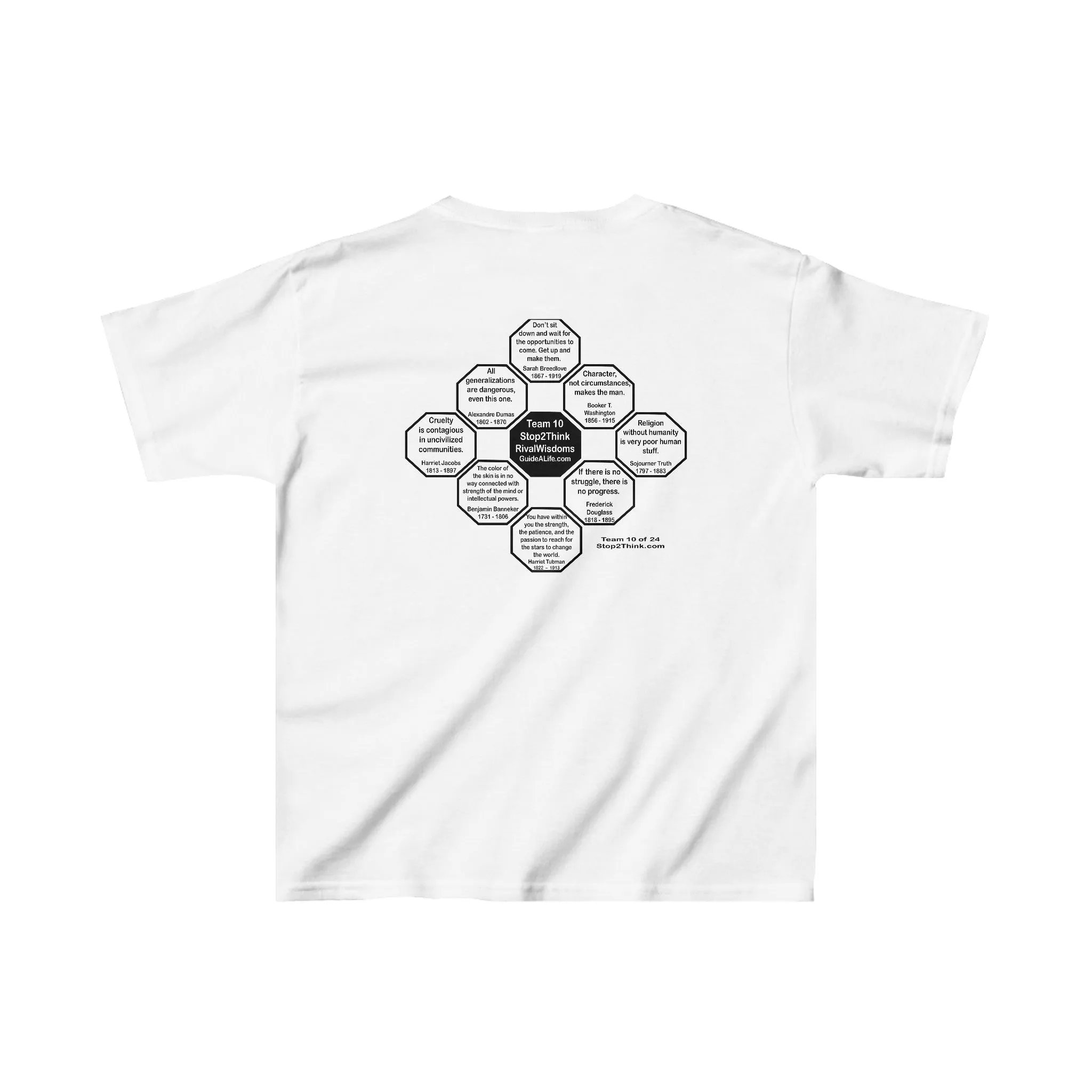 YT-10.6- The color of the skin is in no way connected with strength of the mind or intellectual powers.   -   Benjamin Banneker  1731 - 1806